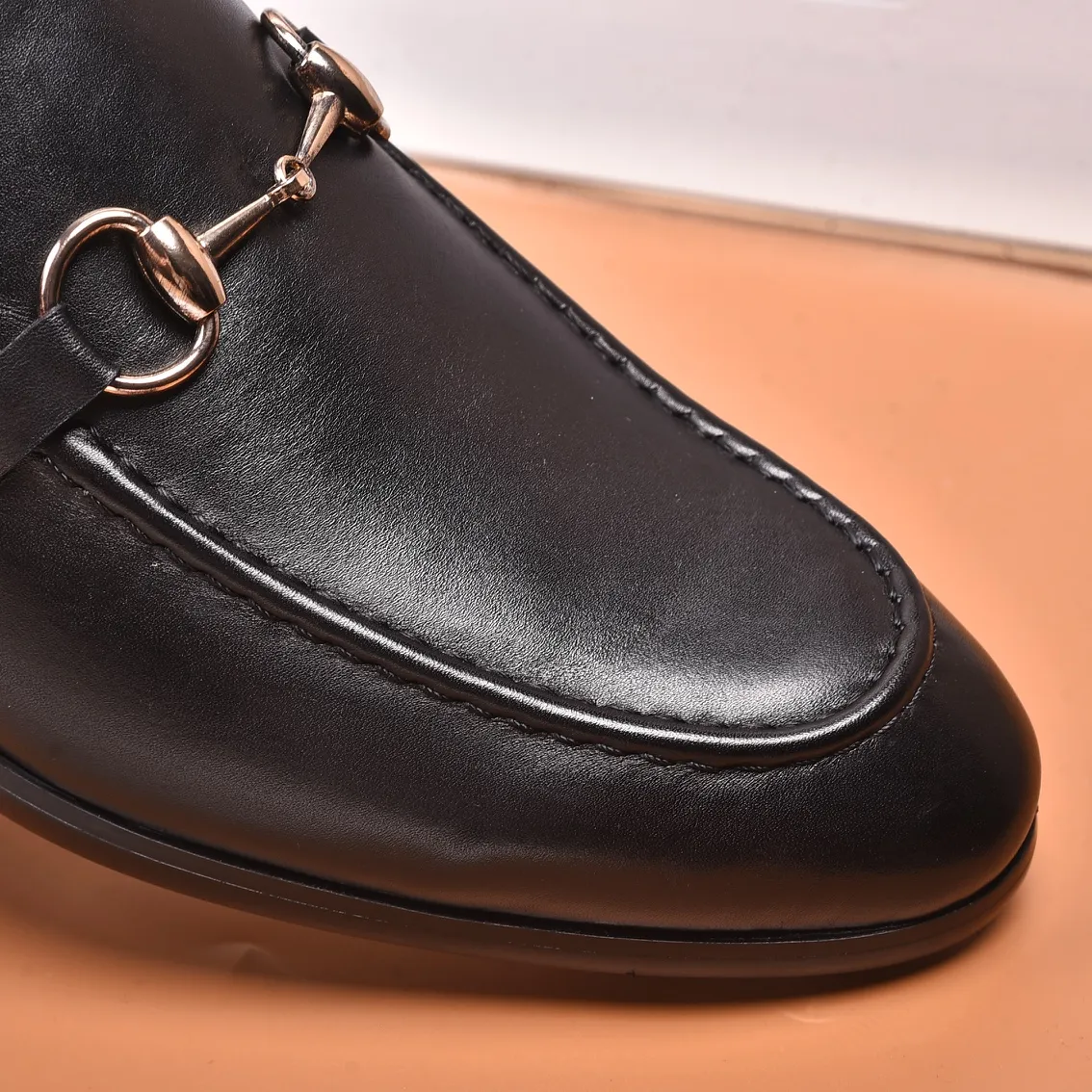 Men's shoes💰540📛📛Original (water-dyed cowhide) Gucci GUCCI official website formal shoes🌀 Italian🇮🇹imported cowhide➕top imported water-dyed cowhide lining💋Finely handmade original bottom, the real thing looks better when photographed in person Standard size 38-44